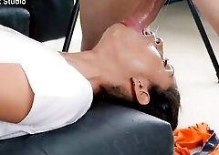 URINATE DRINKING ANAL SPIT THROATfucked Breiny Zoe EATS BOOTY - pounded in her constricted aperture