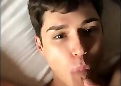 very cute boys cum eater and wanking