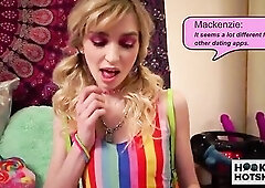 Lascivious Mackenzie Moss Gets Mouth Drilled Until That babe Submits