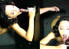 Gloryhole Secrets: Interracial Deepthroat Delight