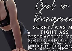 ASMR - Fuck my face while I do squats - Audio Only - Moans