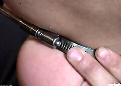 Fastened mother I'd like to fuck endures pang above sex toy