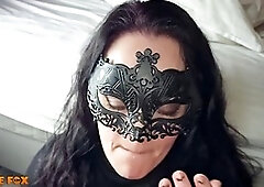 Amateur milf Millie Fox takes a crazy amount of cum in a wild session