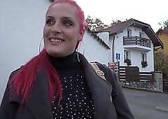 Tattooed redhead MILF fucked by big dick in missionary