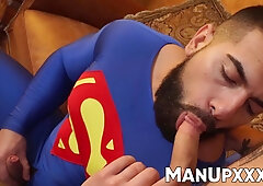 Retired Damien Stone fucks Johnny Hill to transfer his supercum