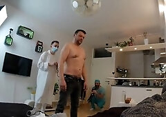 jonas with german daddy in action