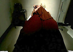 Blue collar guy ravaged by black T-girl