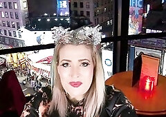 Sally's Hot Fresh Years' party. Starring Sally O'Malley