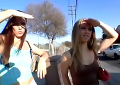 A bitch with vampire fangs sucks her first BBC: Big Tits, Blowjob  Babe Porn