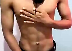 Jerking off in suit & tie