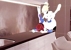 overwatch futanari porn - Dva sex for breakfast