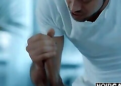 Interracial gay sex massage with happy ending