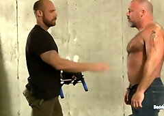 Jake Deckard And Bryan Slater Introduce Newbie Bronson Gates To Their Cocks