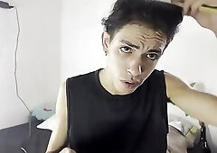 18 YEAR OLD LATIN BOY WITH A HUGE 22CM COCK PLEASES HIMSELF AND SPREADS RIVERS OF MILK