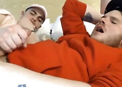 Hot dudes stroking each other 2