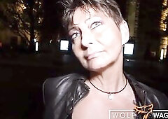 Wolf Wagner organized a date for Kevin and mother I'd like to fuck Rubina. After a short oral job in public, they check into a hotel where they b