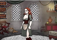 Big boobs, game, public