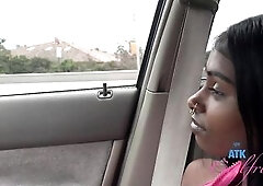 Black sweetheart Fae Love hangs out and gets gets her vagina rubbed and played with POV