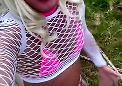 Almost Caught Outdoors!