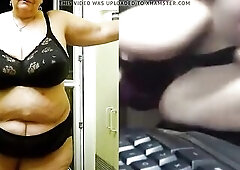 Large nice-looking grannies in bras and pants and corsets and garters and pantihose and ...well u get the idea.