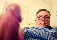 Masturbation, spouse, a big cock man