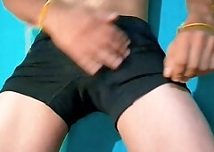 Bathroom indian, indian jerking, underwear