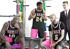 in BBC Group Sex - Banging the Trainer's Wife