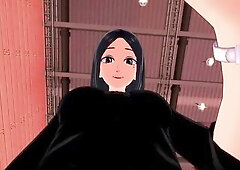 Futanari Samsung Sam this babe Likes her Customers Taker POV