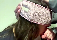 Homemade amateur blonde teen blowjob and cumshot