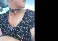 Anal masturbation in public
