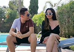 Matteo Linux shares an intimate 69 during a playful casting session
