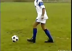 Two gay football studs in hot fucking coition