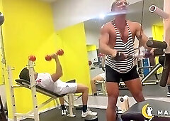 Sex in the gym sauna PART 1 - Daniel Moura and Lucas Mancinni -