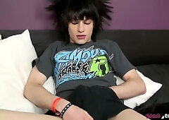 Kayden Spike Pummels His Bumhole With A Realistic Faux-Cock