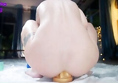 4K Teen Bizarre Unfathomable Anal Stretching Training with my fresh HankeyToy Sex-Toy