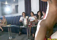 hung stripper got his bbc deep-throated off by wild party babes