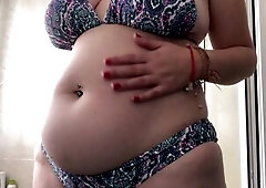 SBG Bikini Water Abdomen Inflation