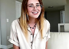 Tomboy girlfriend proving she loves cock after all in homemade vid