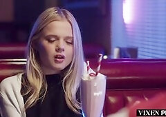 VIXENPLUS Cuties Coco Lovelock and Madi Collins Share Hard Cock