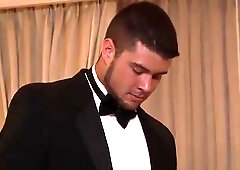 Horny boss Brad drills his little bitch