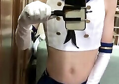 Japanese CD Nicola Masturbate in Shimakaze Cosplay 2
