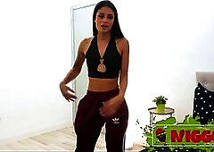 Thin cute latin babe yearns for a corpulent ebony shlong. Breiny Zoe is interracialed on Nigged