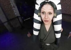 VR Conk: Ahsoka From Star Wars Blows And Rides Anakin's Biggest Dick In Cosplay Parody pt.two