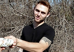 Outdoor and indoor fuck with straight dude Jason