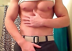 Solo scene featuring Cameron Foster and his sexy dick