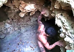 Hot Latino boys Cain Gomez and Robert go out for some naked outdoor fun!