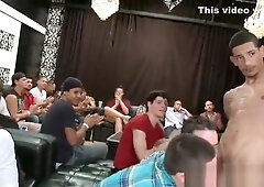 Bunch of gay guys go crazy in club