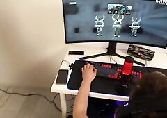 banged with a hunk behind his ally's back during the time that this guy was playing computer