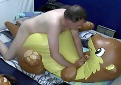 Puffypaws otter belly cum