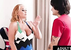 ADULT TIME - Brilliant Male Hides Acceptance Letters To Stay & Bang Hawt Redhead Stepmom Wendy Raine